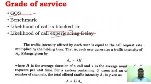 Trunking & Grade of service - Unit II Wireless Communication