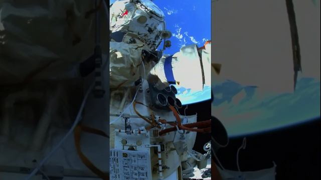 #Выходвкосмос 18 апреля 2022 #spacewalk #мкс #iss #космос #space #shorts