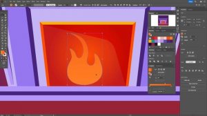 РИСУЕМ ПРАЗДНИЧНЫЙ КАМИН УРОК В ADOBE ILLUSTRATOR