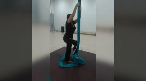 Мое первое занятие на полотнах.