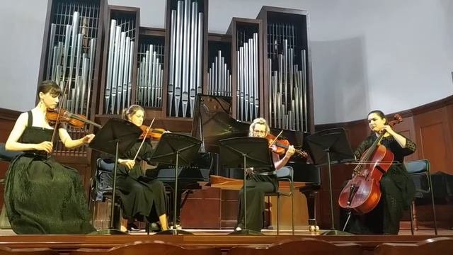 Шостакович Квинтет G-moll ч. II,III, исп.В.Скоморохов,В.Тульская,А.Сибилёва,М.Пичужкина,Ю.Ромашко