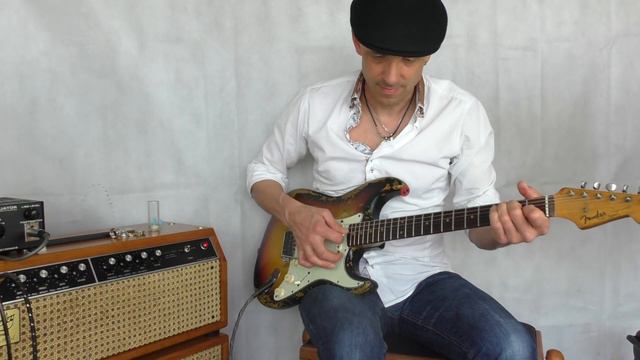 80ties Jim Kelley FACS amp with 1962 Fender Stratocaster смотреть онлайн