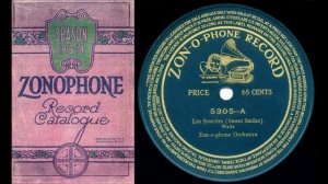 LES SOURIES (SWEET SMILES), Zon o phone Orchesta levytti marraskuussa 1905