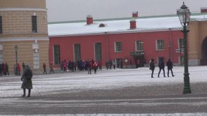 Куранты Петропавловского собора играют гимн «Коль славен наш Господь в Сионе» Санкт-Петербург