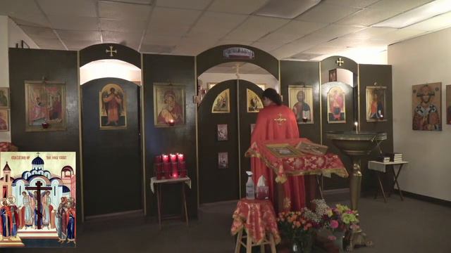 Акафист, Вечерня 3 октября суббота, Evening service Oct 3 Sat смотреть онлайн