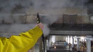 Чистка после пожара с помощью парогенератора