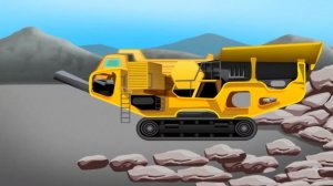 Мультики для Детей. Строитроим Дорогу. Рабочие Машины. Road Trucks Builder.mp4