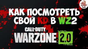 Как посмотреть свой KD в Warzone 2 [yXaHa] Инструкция