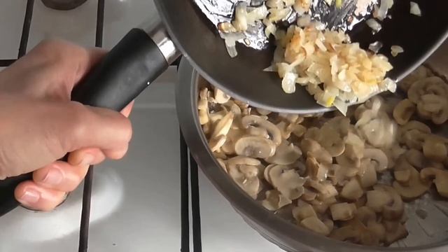 Заливной пирог с грибами Рецепт пирога