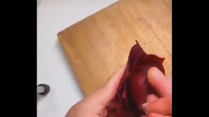 как сделать розу из свеклы