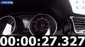 VW Golf 7 GTI CLUBSPORT ACCELERATION 0-235 km/h LAUNCH CONTROL by AutoTopNL