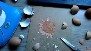 Картина из ЯИЧНОЙ СКОРЛУПЫ! мастер класс