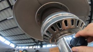 Газовый уличный обогреватель установил, греемся) Дачный будень #22