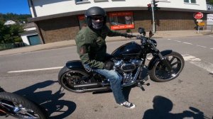 Harley Davidson Tour Rideout Kahler Asten Low Rider S Breakout Street Bob Motovlog