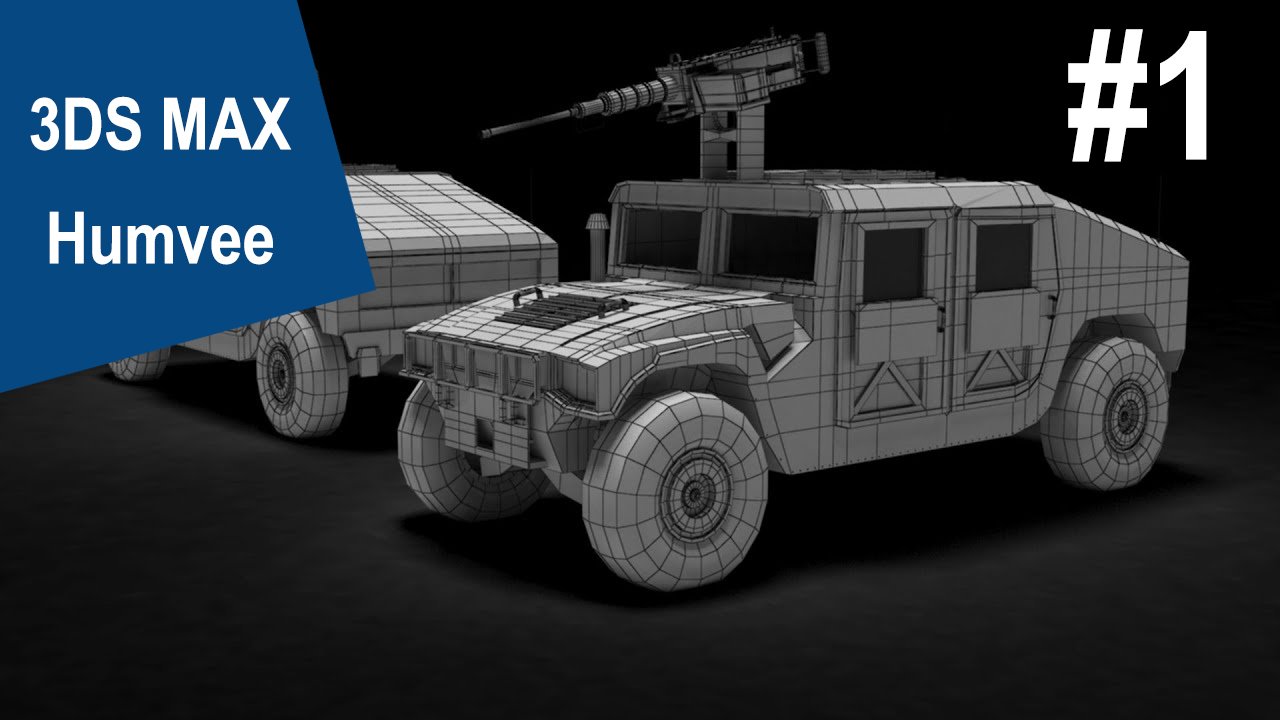 3ds max  Humvee - #1