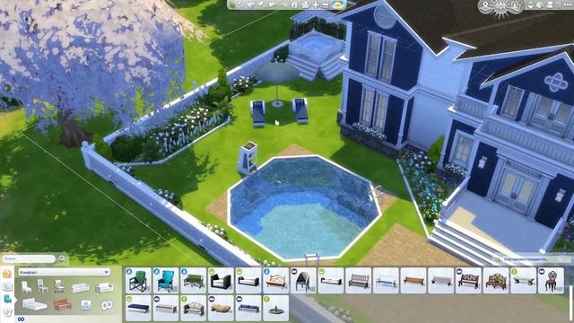 The Sims 4: Строительство | Семейный дом в американском стиле смотреть онлайн