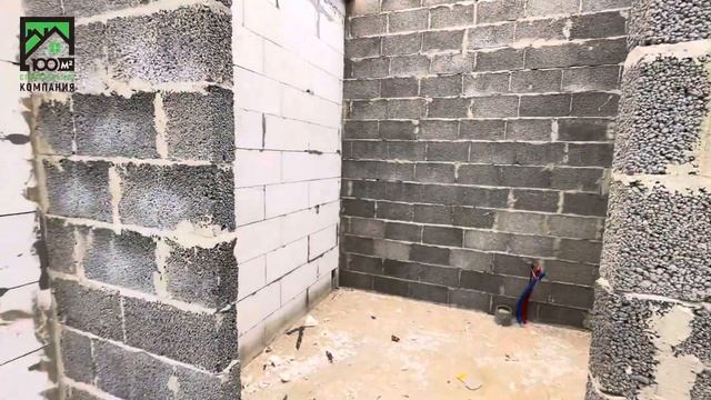 Дом по проекту А-11 строительной компании «100m2» с панорамными окнами и вторым светом. КП « Дарвин смотреть онлайн