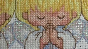 Вышивка "Почти идеальный" от Dimentions: процесс, результат, недостатки схемы, оформленная работа