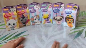 Боксы Пушистики. Браслеты с насадками, фигурки, игрушки, сюрпризы .