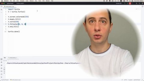 Ваш первый урок программирования: Python + Turtle #2