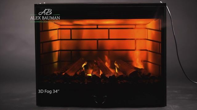 Электрокамин 3D Fog 34 FX - краткий обзор смотреть онлайн