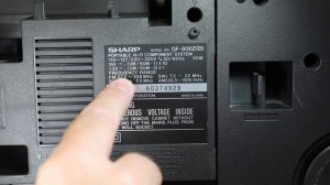 SHARP GF-800 Z(D) подробный обзор переносного стереофонического комплекса