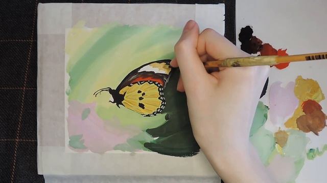 Рисуем БАБОЧКУ/ Butterfly Tutorial / Рисование Для Начинающих смотреть онлайн