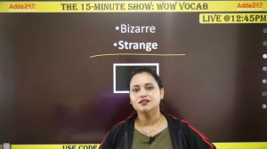 WOW VOCAB | English Vocabulary for Competitive Exams | Class #202 | Rupam Chikara