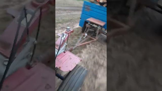 тест мотоблока с передним адаптером