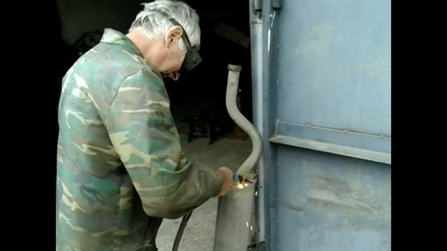 Ремонт автомобильного глушителя своими руками"" Жесть"" ВАЗ 2115,2114,2113,2199,2109,2108 смотреть онлайн
