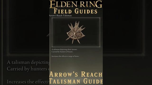 Arrow's Reach Talisman - Full Guide, and Where to Find - Elden Ring Field Guides