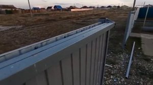откатные ворота.