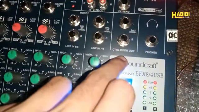 Mixer soundcraft EFX 84USB efek vocal nyesss