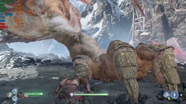 God of War | RTX 3060 | i5 10400 | 1080p смотреть онлайн