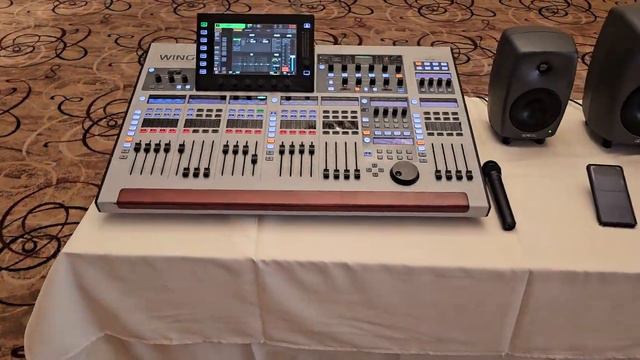 Behringer Wing Digital Mixer with Turbosound Powered Speakers смотреть онлайн