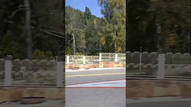 Красивое место,дорога на Медео)