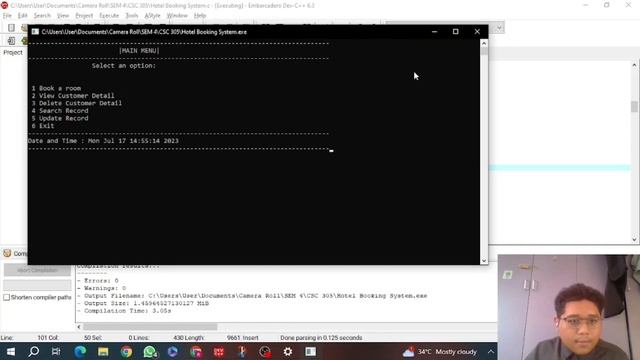 Hotel Booking System C and Java CSC 305 - UiTM Arau Perlis смотреть онлайн