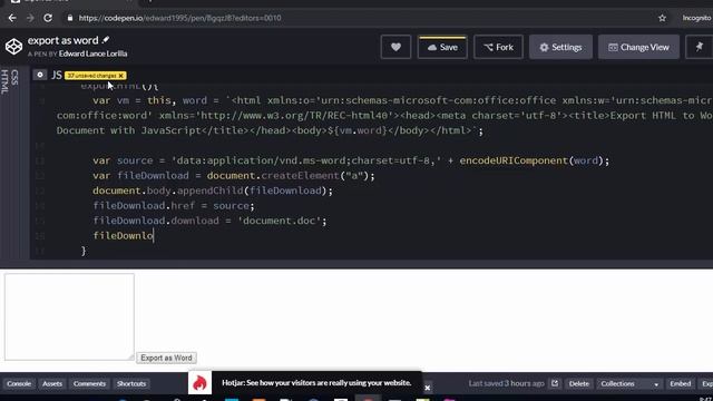 Vuejs Export Html To Ms Office Word Javascript