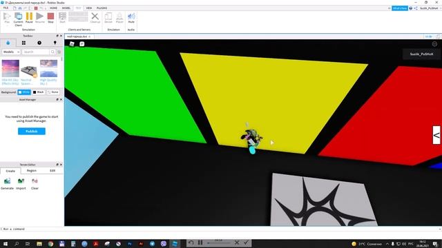 Я создал ПАРКУР в РОБЛОКС СТУДИО смотреть онлайн