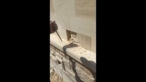 Замена на фасаде из дагестанского камня, нескольких камней?!