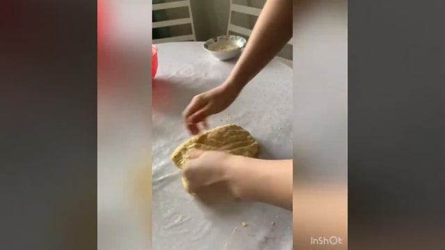 Рецепт. Песочный гармошка самса