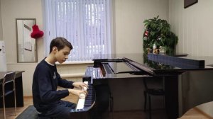 Алёша Лазарев, фортепиано - "Гавот" Гендель Георг Фридрих (1685-1759) Германия/Англия 20221224 13:5