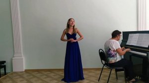 Вероника Урываева. Русская народная песня в обр. Городовской "Травушка муравушка"