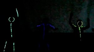 AWESOME GLOW STICK FIGURE DANCE (MAGIC BY B.o.B)