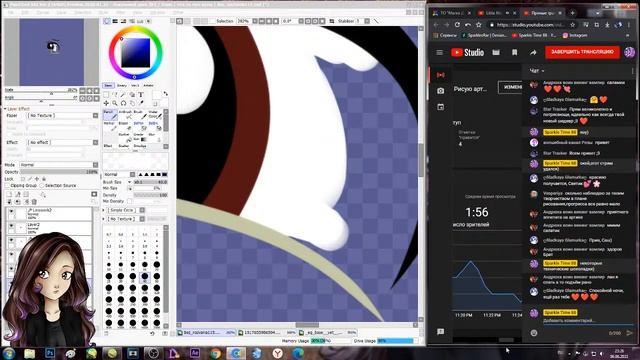 Sparkle Stream | Рисую арты на челендж #МемКраснеющиеЛица #1 смотреть онлайн