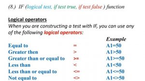 Microsoft Excel (Theory and Practical - 2)