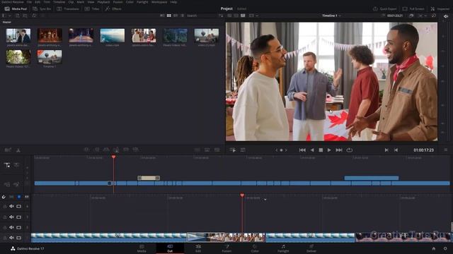 Davinci Resolve - Урок 3 - Быстрая нарезка на странице Cut