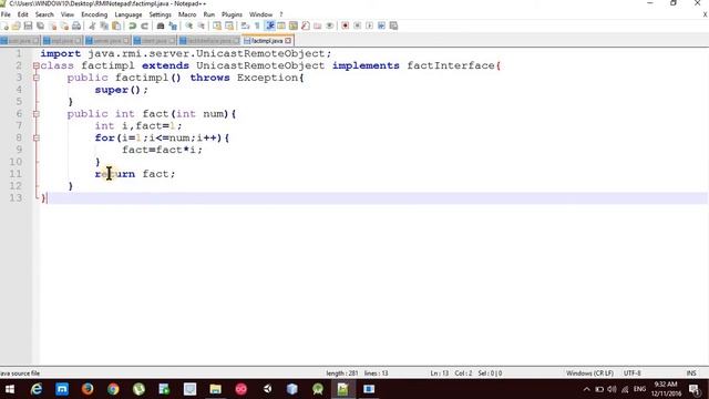 RMI in java in hindi lec-3 Program in notepad (programs) смотреть онлайн