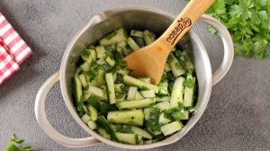 Салат из огурцов с чесноком на зиму