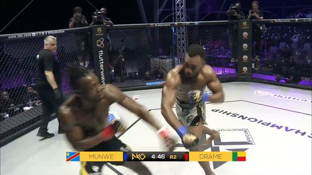 Cherif Drame vs Flex Munwe | AKO1 | Fight Highlights смотреть онлайн